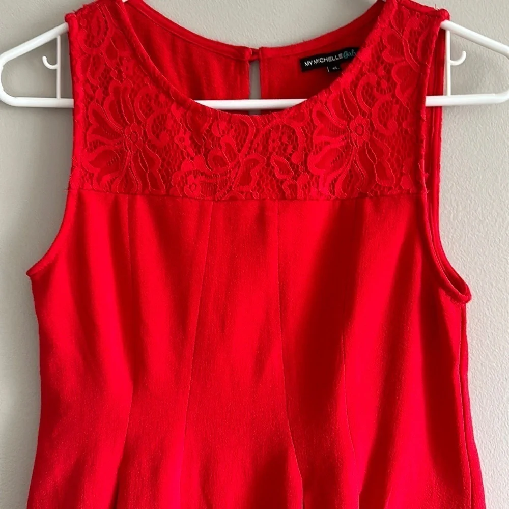 Girls red dress!